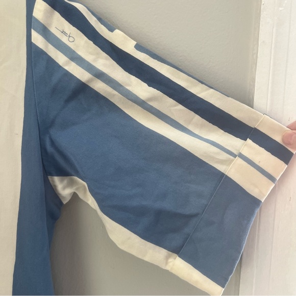 Vintage Lester Square for The Tog Shop blue white panel shirt dress pockets - Picture 7 of 16